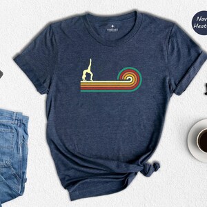 Gymnastics Shirt Vintage Style: Retro Heather Cotton Tee, Eco Friendly Print | Unisex S-XXL, Durable Design image 2