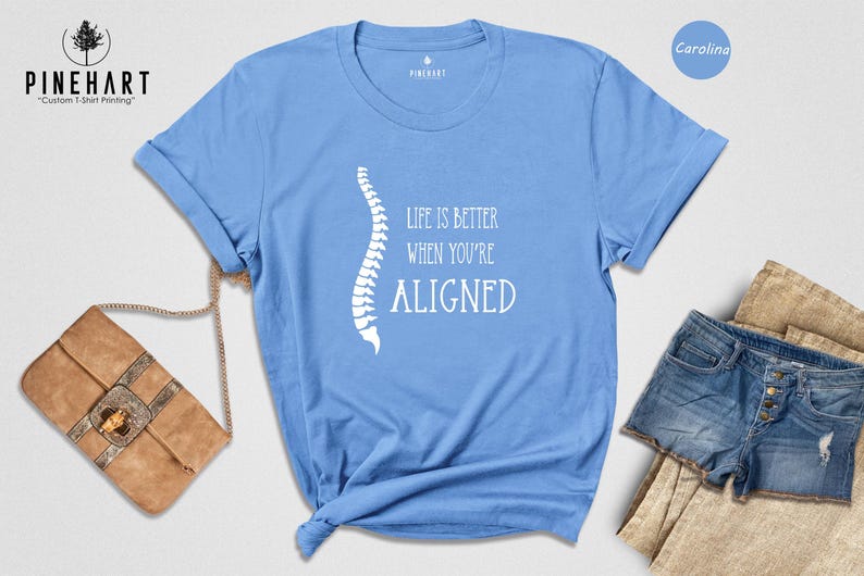 Chiropractor Shirt Casual Everyday Wear Tee: Sustainable Digital Print Fashion (Soft Ringspun Cotton, XS-XXL, Easy Care) afbeelding 3