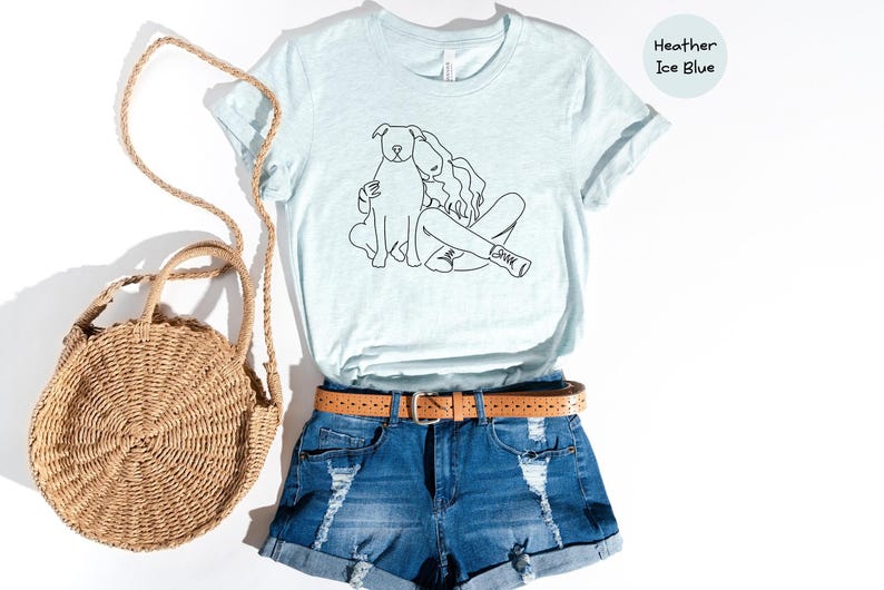 Pitbull Mom Shirt - Fur Mama Apparel Playful Tee - Eco Friendly Cotton, Digital Ink Design, Comfortable Fit zdjęcie 8