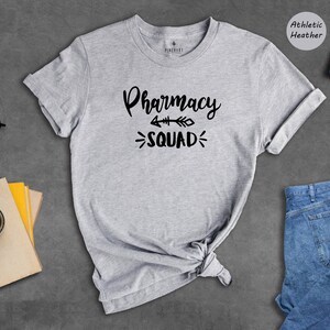 Pharmacy Squad Shirt - Pharmacy School Gift Unisex Tee - Premium Blend Cotton, Digital Ink Print, Sustainable image 7