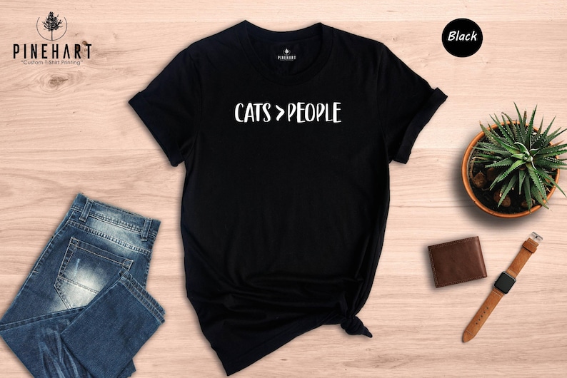 Cat Lover Shirt Casual Tee: Vibrant Cat Mom Design, Eco Friendly Heather Blend (Soft Cotton, Durable Print, Multiple Sizes) image 3