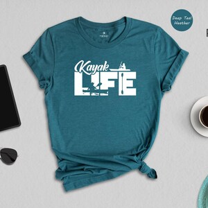 Kayak T Shirt Sport Lover Design: Eco-Friendly Cotton Tee, Durable Print | Soft, Comfortable Fit, Unisex S-XXL image 3