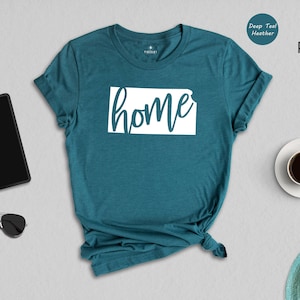 Kansas Home Map Shirt: Kansas Travel Gift Tee