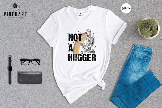 Sarcastic Cactus T Shirt - Funny Introvert Humor Tee - Soft Preshrunk Cotton, Eco-Friendly Ink, Casual Fit
