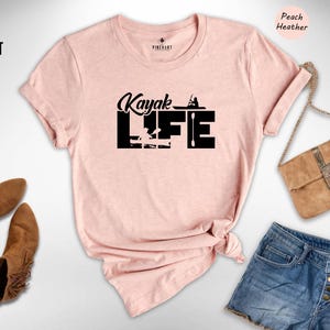 Kayak T Shirt Sport Lover Design: Eco-Friendly Cotton Tee, Durable Print | Soft, Comfortable Fit, Unisex S-XXL image 5