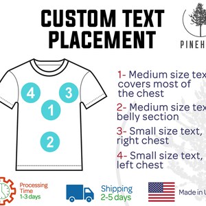 Custom Text Hoodie: Personalized Design - Eco Friendly Fabric, Unisex Sizes, Heat Transfer Print image 5