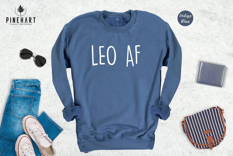 Leo Zodiac Shirt - Casual Astrology Tee, Eco-Friendly Recycled Cotton Blend - Soft Fit, Durable Print, Gift For Leo Lovers image 5