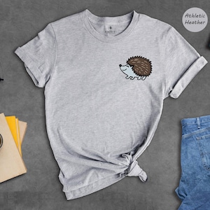 Hedgehog T-Shirt, Cartoon Hedgehog Shirt, Cute Hedgehog Shirt, Hedgehog Lover T-Shirt, Cute Hedgehog Gift, Animal Lover Gift