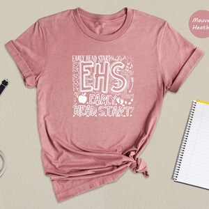 EHS Early Head Start Shirt, Doodle Teacher Tee, Cute School Staff Gift, Preschool Teacher Shirt