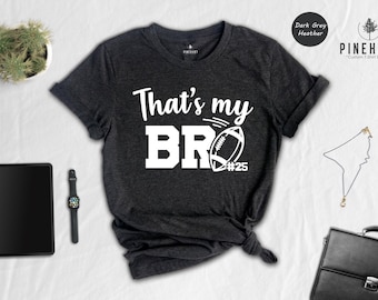 Game Day Cheerleader Football Brother Shirt - Team Spirit Apparel, Heather Blend Cotton, Soft & Durable, Unisex Sizes
