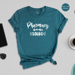 Pharmacy Squad Shirt - Pharmacy School Gift Unisex Tee - Premium Blend Cotton, Digital Ink Print, Sustainable image 3