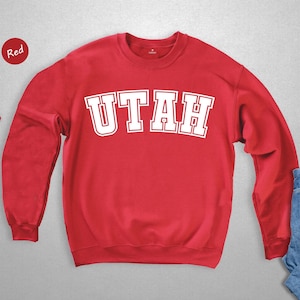 Utah Sweatshirt, Utah, Utah Gift, Utah Sweater, Utah Hoodie, Utah Gifts, Vintage Sweatshirt, Utah Crewneck, College Sweatshirt