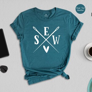 Funny Sewciopath Shirt: Playful Sewing Humor - Preshrunk Cotton, Sustainable Materials, Unisex Sizes S-XXL image 2