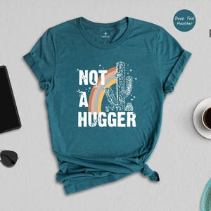Sarcastic Cactus T Shirt - Funny Introvert Humor Tee - Soft Preshrunk Cotton, Eco-Friendly Ink, Casual Fit image 2