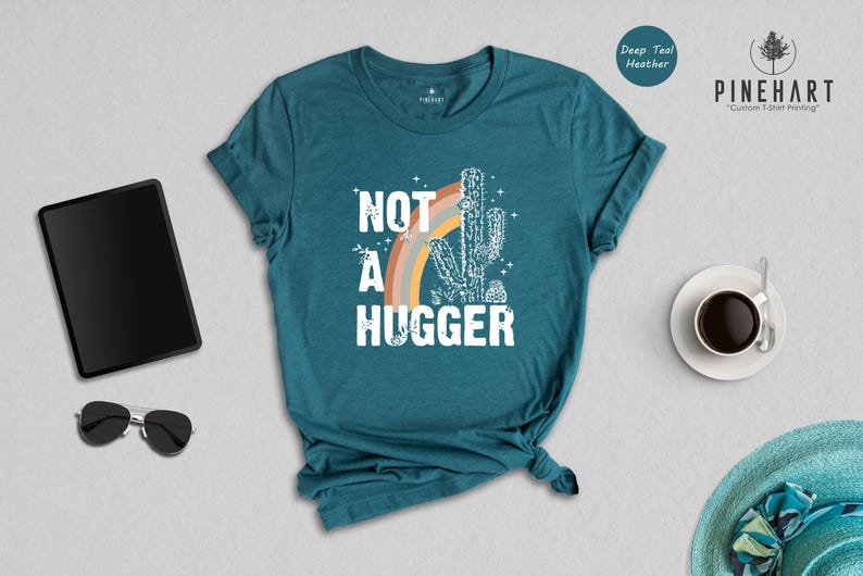 Sarcastic Cactus T Shirt - Funny Introvert Humor Tee - Soft Preshrunk Cotton, Eco-Friendly Ink, Casual Fit image 2