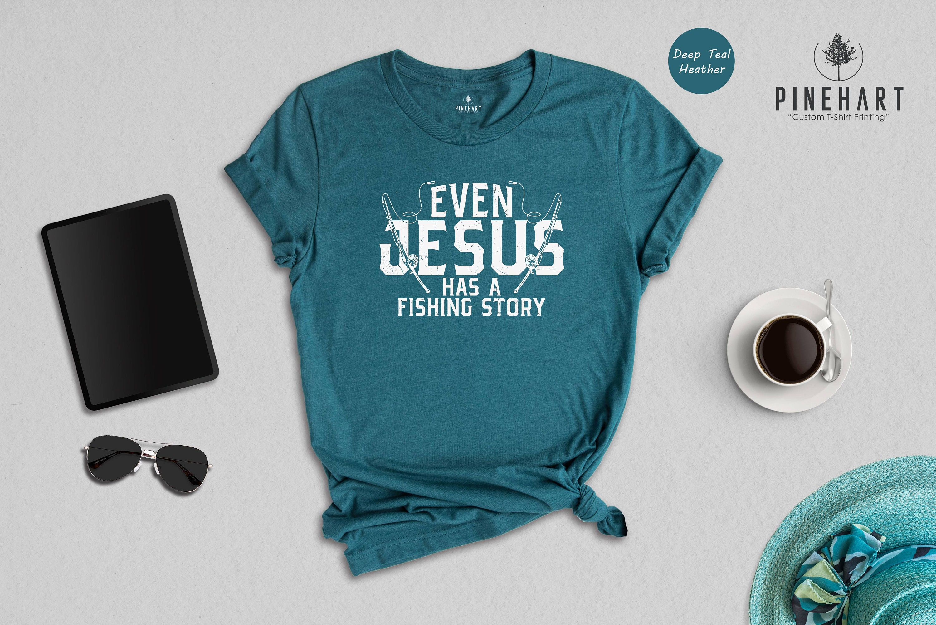 Even Jesus Had Fish Story Shirt Cute Love Fishing' Women's T-Shirt