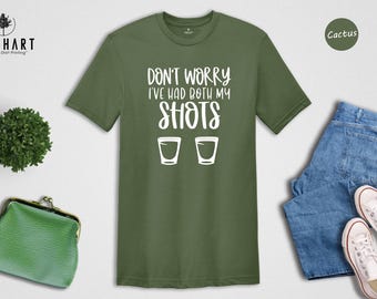 Drinking Party Shirt - Funny Tequila Shots Tee - Soft Cotton Fabric, Eco-Friendly Ink Print, Casual Party Wear