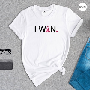 I Won Cancer Awareness Shirt, Cancer Awareness Shirt, Cancer Survivor Shirt, Stronger Than Cancer, Pink Ribbon Shirt