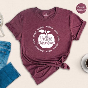Teacher Aide Shirt, Paraprofessional Teacher Shirt, Gift for Teachers, Funny Teacher Shirt, Teacher Gift, Para Shirt, Teacher & Para T Shirt