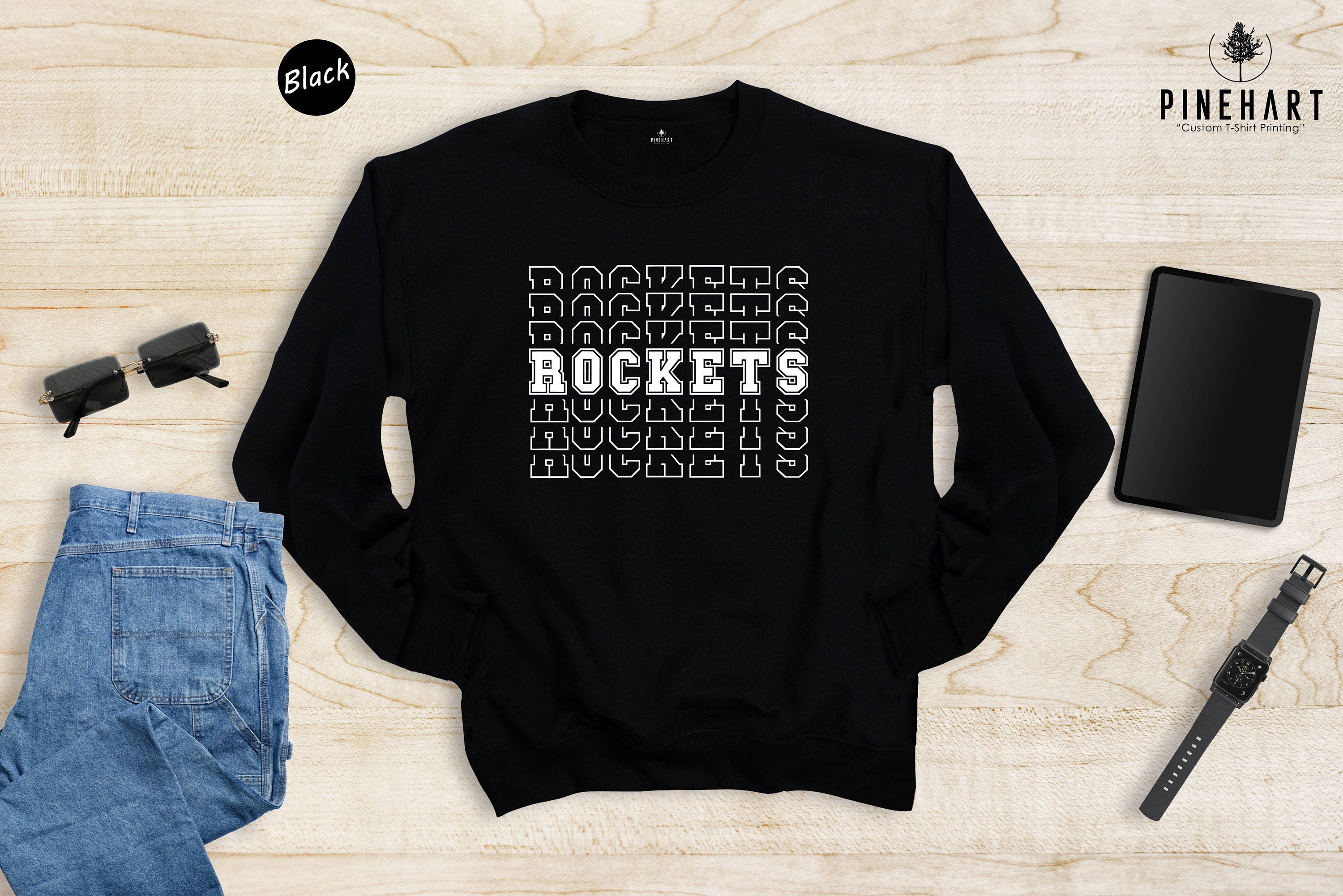 Buy Team Mascot Shirt Rockets Team Shirt Rockets School Tee Online