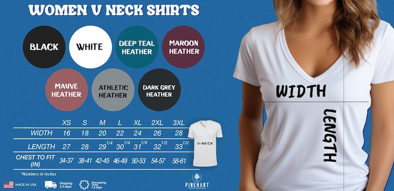a women's v - neck t - shirt with the words women v -