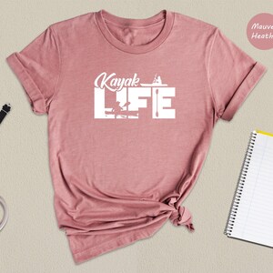 Kayak T Shirt Sport Lover Design: Eco-Friendly Cotton Tee, Durable Print | Soft, Comfortable Fit, Unisex S-XXL image 2