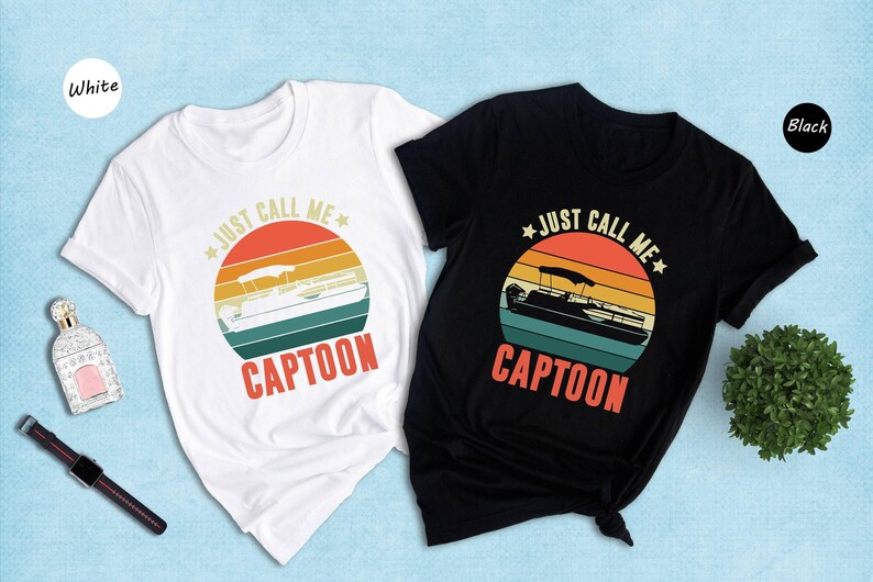 Funny Pontoon Boat Shirt - Retro Lake Life Tee - Unisex S-XXL, Preshrunk Cotton, Boating Humor Apparel image 7
