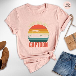 Funny Pontoon Boat Shirt - Retro Lake Life Tee - Unisex S-XXL, Preshrunk Cotton, Boating Humor Apparel image 5