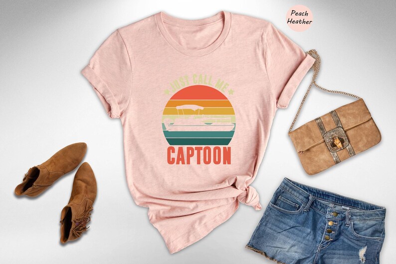 Funny Pontoon Boat Shirt - Retro Lake Life Tee - Unisex S-XXL, Preshrunk Cotton, Boating Humor Apparel image 5