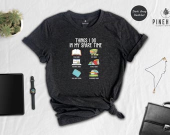 Passion For Reading Shirt - Eco-Friendly Book Lover Tee - Soft Cotton Blend, Digital Ink Printed, Gift For Bibliophile