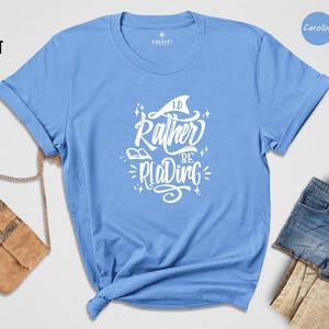 I'd Rather Be Reading Shirt, Funny Book Lover Tee, Bookworm Gift for Her Him, Cute Reading Quote T-Shirt, Librarian Teacher Gift image 6