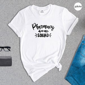 Pharmacy Squad Shirt - Pharmacy School Gift Unisex Tee - Premium Blend Cotton, Digital Ink Print, Sustainable image 6