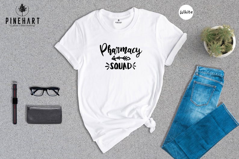 Pharmacy Squad Shirt - Pharmacy School Gift Unisex Tee - Premium Blend Cotton, Digital Ink Print, Sustainable image 6