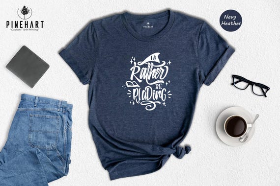 Rather Be Reading Book Lover Tee - Soft Cotton Casual Shirt - Unisex Sizes, Digital Ink Printing, Eco Friendly