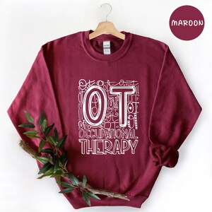 Chemise d'ergothérapeute, cadeau d'ergothérapeute, vie de thérapeute image 6