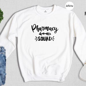 Pharmacy Squad Shirt - Pharmacy School Gift Unisex Tee - Premium Blend Cotton, Digital Ink Print, Sustainable image 8