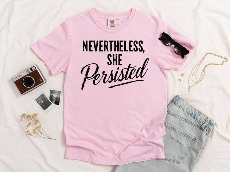 Ring Spun Cotton Tee - Feminism Support Shirt - Soft Comfortable Fabric, Garment Dyed, Equal Rights Apparel image 7