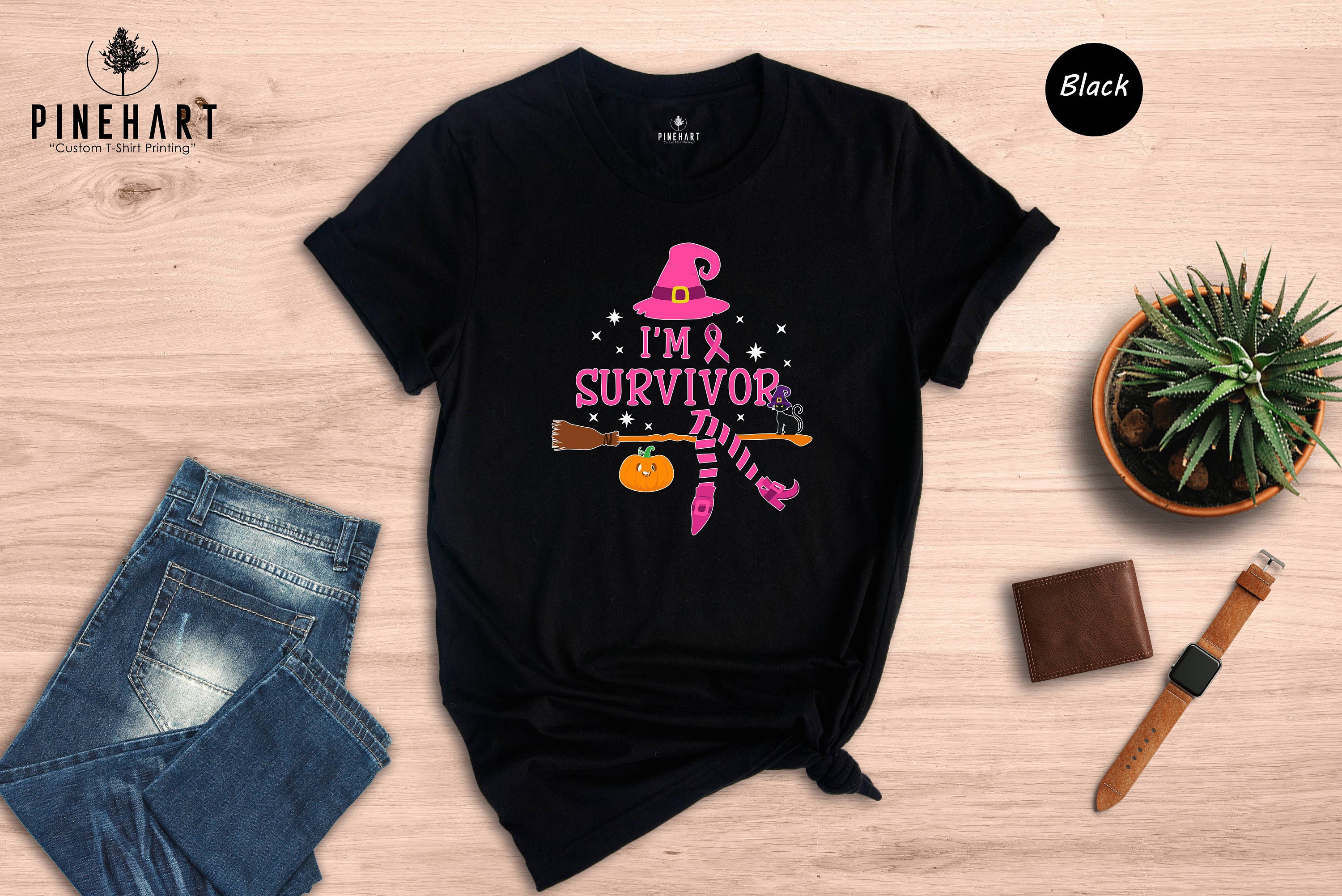 I'm Survivor Shirt, Breast Cancer Awareness Shirt, Cancer Survivor Shirt, Halloween Survivor Shirt, Halloween Cancer Warrior