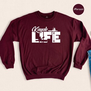 Kayak T Shirt Sport Lover Design: Eco-Friendly Cotton Tee, Durable Print | Soft, Comfortable Fit, Unisex S-XXL image 8