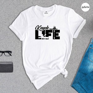 Kayak T Shirt Sport Lover Design: Eco-Friendly Cotton Tee, Durable Print | Soft, Comfortable Fit, Unisex S-XXL image 1
