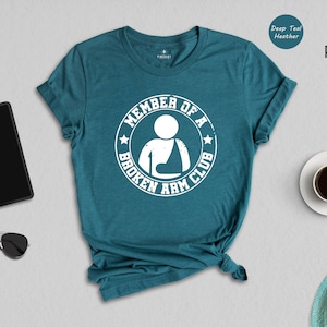 Member of a Broken Arm Kid&#39;s Club Shirt, Broken Arm Gifts, Funny Broken Arm Shirt, Broken Arm Kids, Funny Injury Tee