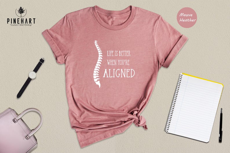 Chiropractor Shirt Casual Everyday Wear Tee: Sustainable Digital Print Fashion (Soft Ringspun Cotton, XS-XXL, Easy Care) afbeelding 4