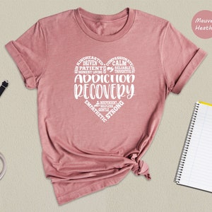 Addiction Recovery Shirt, Alcoholics Anonymous, Narcotics Anonymous, Recovery Top, Sobriety T-Shirt, Sober Tee, Recovery Treatment