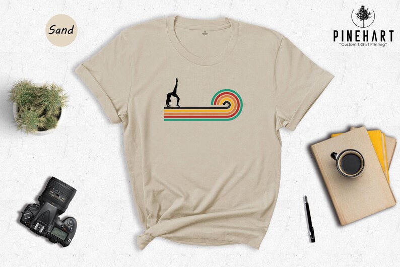 Gymnastics Shirt Vintage Style: Retro Heather Cotton Tee, Eco Friendly Print | Unisex S-XXL, Durable Design image 5