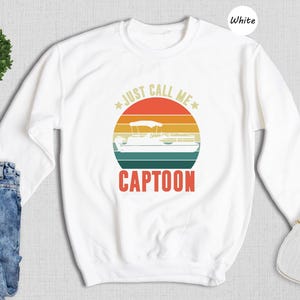 Funny Pontoon Boat Shirt - Retro Lake Life Tee - Unisex S-XXL, Preshrunk Cotton, Boating Humor Apparel image 8