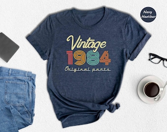 42th Birthday Shirt, Vintage 1984 Shirt, 42th Birthday Gift Women, 42 Years Birthday Shirt, 1984 Birthday Shirt, Retro 42th Birthday Tee