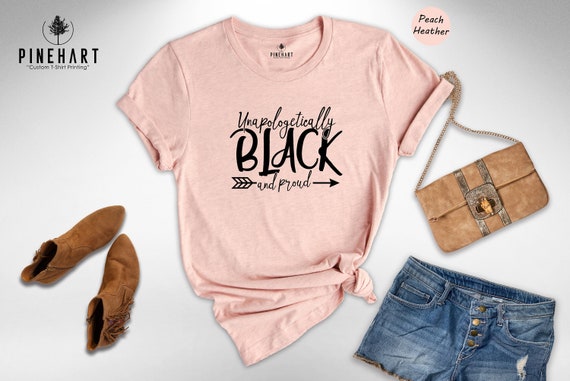 Blm Shirt - Unapologetically Black Blm Shirt - Unapologetically Black