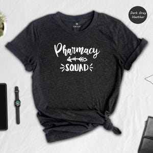 Pharmacy Squad Shirt - Pharmacy School Gift Unisex Tee - Premium Blend Cotton, Digital Ink Print, Sustainable image 5