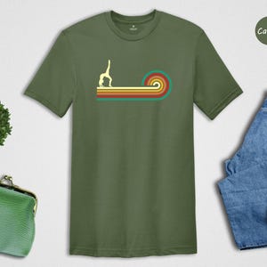 Gymnastics Shirt Vintage Style: Retro Heather Cotton Tee, Eco Friendly Print | Unisex S-XXL, Durable Design image 3