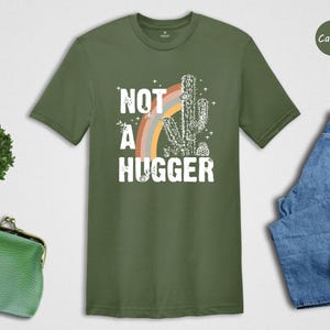 Sarcastic Cactus T Shirt - Funny Introvert Humor Tee - Soft Preshrunk Cotton, Eco-Friendly Ink, Casual Fit image 4